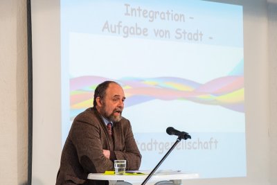 Jan Welzel, Stadtdezernent bei seiner Rede